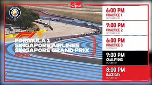 The F1 makes a grand return to one of the world's most challenging track - the Marina Bay Street Circuit! 🏎 Catch the Formula 1 Singapore Grand Prix 2022 night races from Sept. 30-Oct. 2, LIVE on Premier Sports. Available on Cignal Ch. 272 HD. #LiveAwesome Premiere Sports is available on: - Postpaid Plans 520 & up - Prepaid Loads 500 & up (valid for 30 days) - Lite Loads 50 & 75 (valid for 2 days) ▶️ Use your phone, tablet, or browser to watch via the Cignal Play app! Cignal subscribers enjoy t