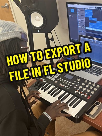 HOW TO EXPORT A FILE IN FL STUDIO IN 10 SECONDS🔥🔥 #flstudio #tutorial #musicproducer #fypツ #noahtaylorbeats