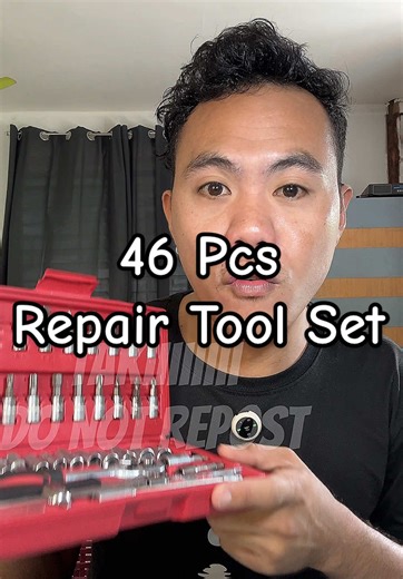 46pcs/set Tool Box Car Motorcycle repair kit #repair #tool #repairtools #motorcycle #hqardware