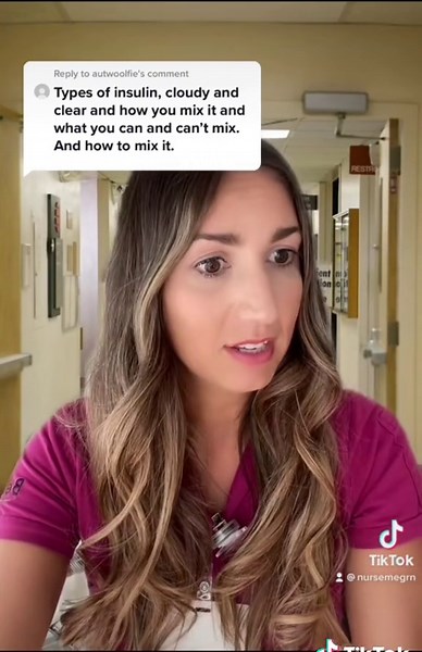 Mixing Insulin: Clear to Cloudy Order Guide