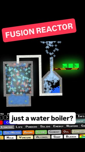 Sandboxels on Instagram: "so that's how fusion reactors work... #sandboxels #science #games #website"