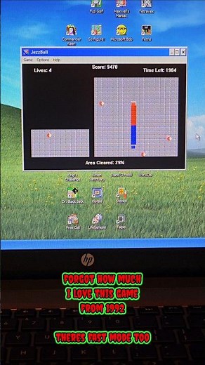Jezzball Inspired By Arcade Qix 1992 PC Gaming For Windows Entertainment Pack 90s Nostalgia 🕹💻💾