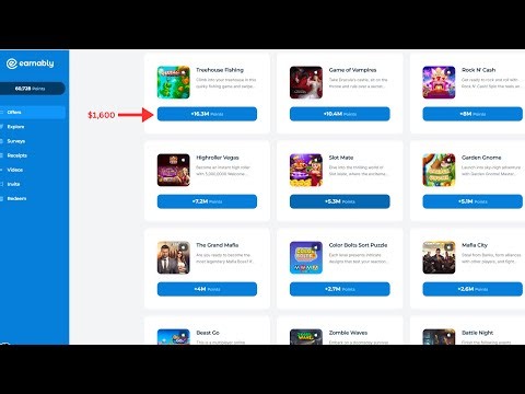 EARN FREE $1,600 Completing Game Offer