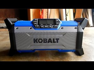 Kobalt 24V Max Cordless Jobsite Radio Item #3764095 & Model #KJR 124B-03 A MAJOR DISAPPOINTMENT