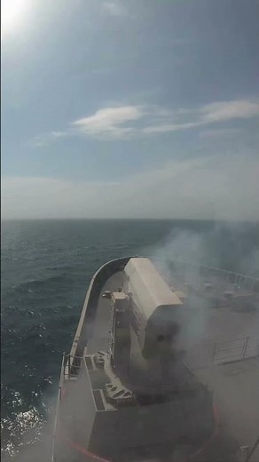 USS Fort Lauderdale (LPD 28) Launches a Rolling Airframe Missile (RAM) Live Fire Exercise 24MAR2025