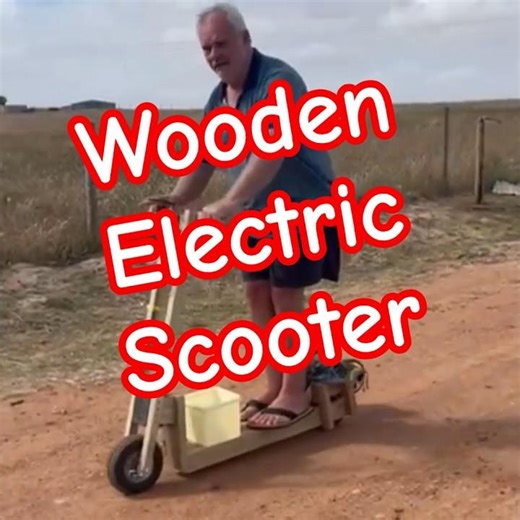 I Built a Wooden Electric Scooter… Can It Carry My Weight? (110kg Test)