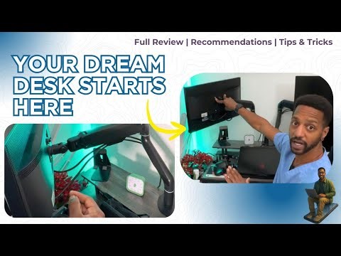 Desk Setup Game Changer | Heavy Dual Monitor Stand Review