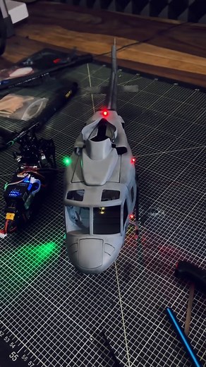 Complete Helicopter Lighting System Installation