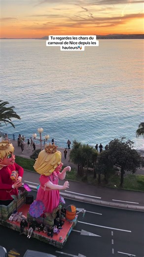 Carnaval de Nice : une vue incroyable depuis les hauteurs