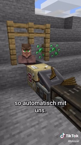 Automatisches Villager-Trading in Minecraft mit Create Mod