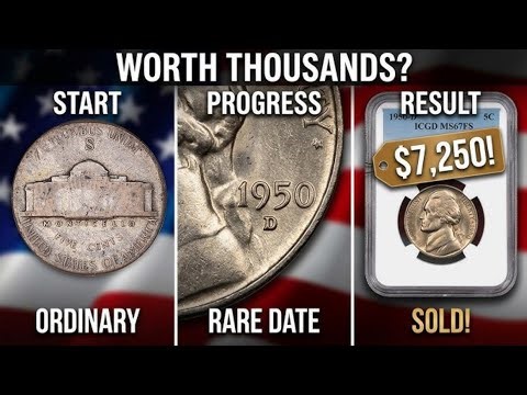 Rare WWII Jefferson Nickels Worth Up To $10,000! Check Your Pocket Change