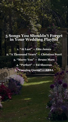 Every modern US bride is saving wedding playlists like this. Choosing the right music completely transforms the vibe of your big day, and these 5 must-have wedding songs are trending for couples who want an emotional ceremony, a stylish cocktail hour, and an unforgettable party. If you’re looking for entrance songs, first-dance songs, or the best wedding party music, this list is a must-save for any bride planning a meaningful and on-trend celebration. Perfect for brides searching for wedding mu