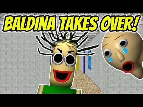 BALDINA HAS TAKEN OVER BALDI'S SCHOOLHOUSE! | Baldina's Basis Baldi's Basics Mod