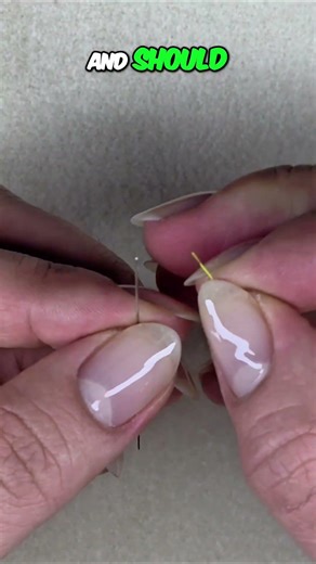 Easy Needle Threading Hack: Pliers Trick Revealed! #shorts
