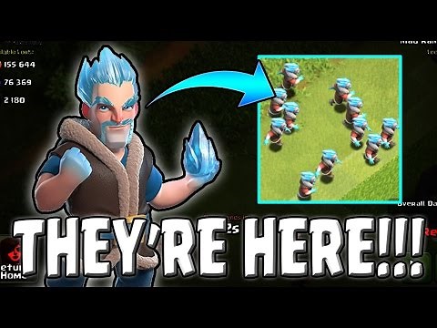 ICE WIZARDS ARE HERE! - 60 Ice Wizard Raid + GoWiWi + GoWiPe - Clash of Clans