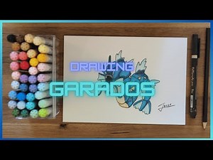 Pokemons zeichnen / Garados