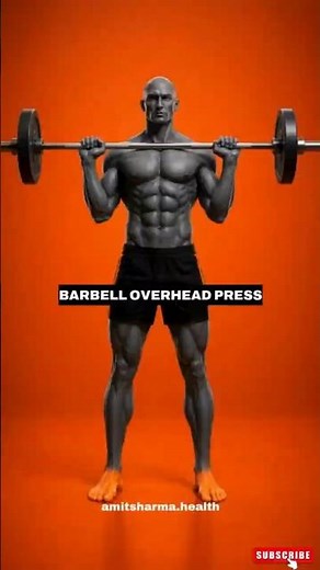 Barbell Overhead Press Tutorial: Correct Form, Grip & Muscles Worked
