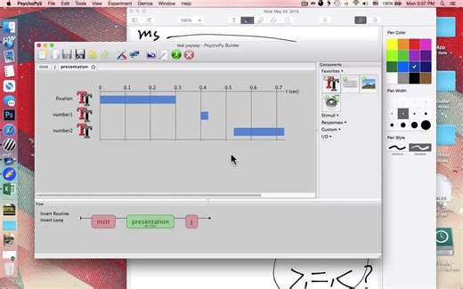 Psychopy介绍与教程3 设置循环 Psychopy tutorial