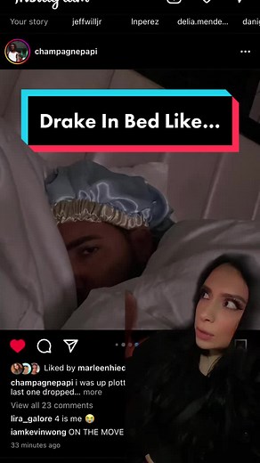 Drake in Bed: A Chill Vibe with Champagne Papi