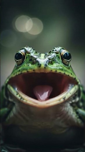 frog screaming funny video
