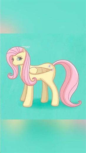 Fluttershy from mlp drawing in procreate #mlp #fluttershy #digitalart
