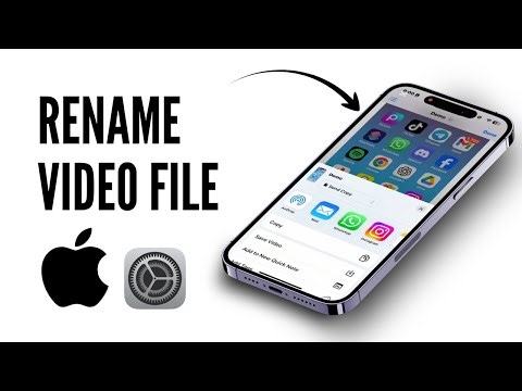 How To Rename Video File On iPhone