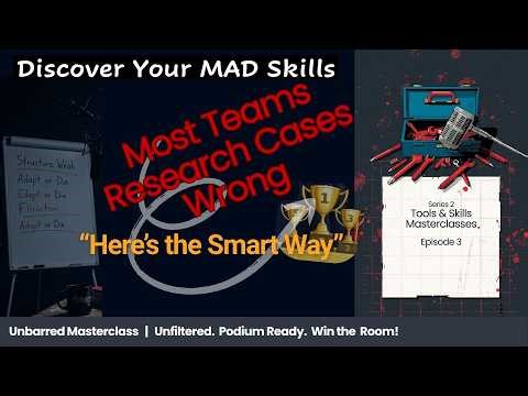How to Do Smart Case Research Pre-Competition, During the Case & Using AI Effectively