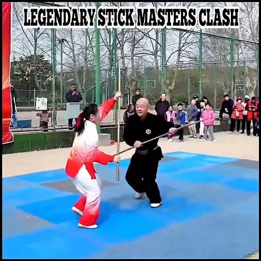 Stick Sparring Masters Liu Shuyuan vs Guo Jun Legendary Exchange