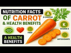 Nutrition Facts of Carrots || Health Benefits of Carrots