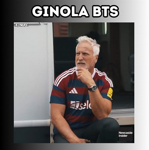 🎥 Go behind the scenes with David Ginola on the set of the away kit launch. What a legend. 🇫🇷 | Newcastle Insider