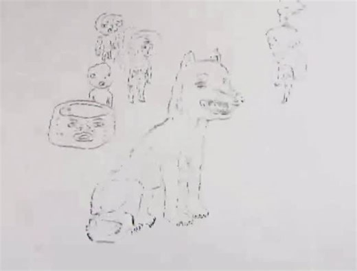 animation enjoyer on Instagram: "A clip from "The Comic That Frenches Your Mind" (2008), by Bruce Bickford. A relentless stream-of-consciousness line animation, with forms mutating, collapsing, and reassembling without pause. Midway through, Bickford invokes the Beast of Gévaudan, a huge, unidentified animal said to have terrorized rural France between 1764 and 1767, killing dozens and defying scientific classification at the time. History never fully agreed on what it was, and that uncertainty