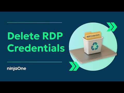 How to Delete Saved RDP Credentials in Windows