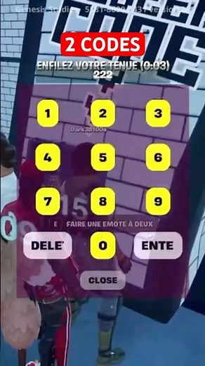 GENESIS SQUID GAME MAP FORTNITE CREATIVE - ALL SECRETS CODES 2 CODES, ALL MINI GAMES #shorts