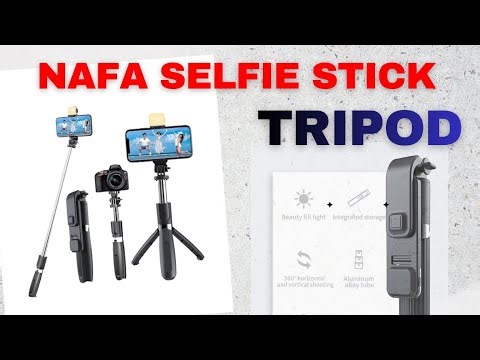 Under 300rs! NAFA Bluetooth Selfie Stick with Tripod – My Honest review. ‪@YouTube‬ ‪@letsblinkit‬