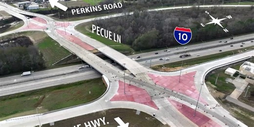 I-10, Pecue Lane Interchange Project complete