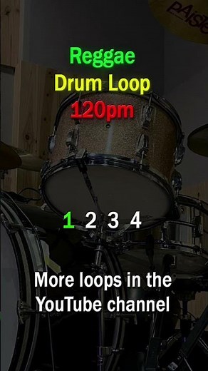 Reggae Drum Loop - 120bpm #reggaebeat #drumloop