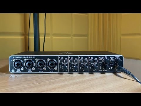 A Pro Studio Quality Audio Recording: Unboxing the Behringer UMC404HD!