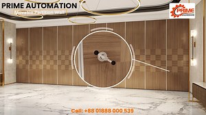 1.3K views | Foldable Partition Wall, luxury decoration wall, Transform your space with style and versatility! Introducing our sleek Movable partition wall - where design meets functionality. Say hello to effortless space optimization!  Call : 01888-000539, 01888 000 530 #SpaceSavvy #DesignInnovation #FoldAndFlaunt" #Movablewall | Prime Automation | Facebook