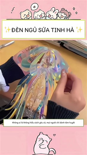 Đèn ngủ sứa tinh hà