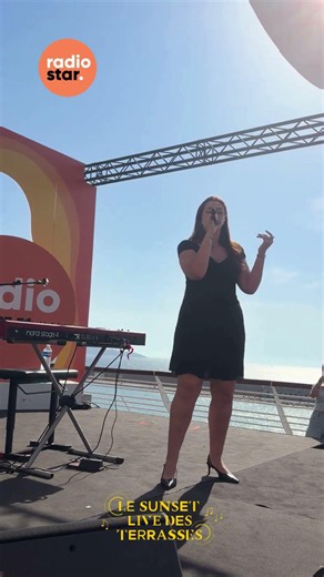 Maureen sur la scène des Sunset Live des Terrasses#maureen #concert #live #sunsetlive