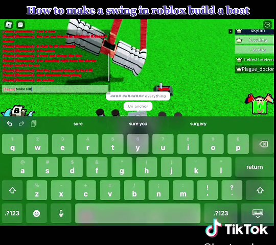 How to build something cool in roblox build a boat #roblox #fyp #buildaboatfortreasure