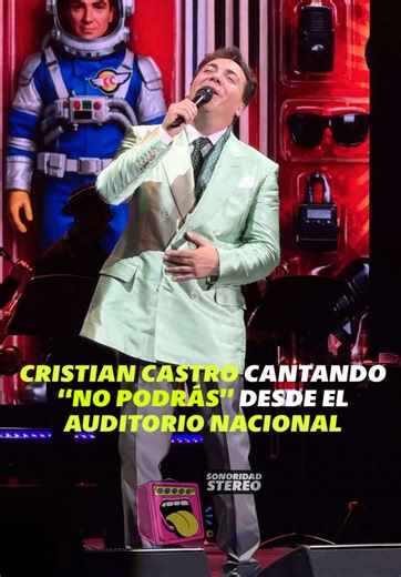 #CristianCastro ofreció su primera fecha en el @Auditorio Nacional de la Ciudad de México, un concierto increíble. 📼: @lalostereo #SonoridadStereo #AuditorioNacional #CDMX