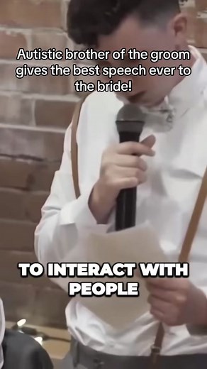 Brother of the groom gives a wonderful hilarious wedding speech to the bride! #wedding #weddinginspo #weddingspeech #bride