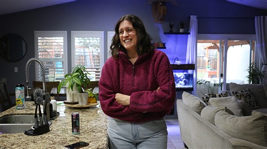 WCSD educator Erica Coffelt demonstrates her dance moves