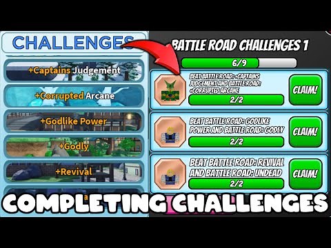 How To Beat All The BATTLE ROAD Challenges (SPEED RUN??) | All Star Tower Defense ROBLOX
