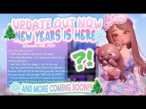 🌃ALERT✨ UPDATE OUT NOW NEW YEARS UPDATE IS HERE🎆& MORE 🎇 | Royale High