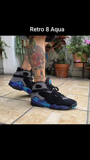 Jordan Retro 8 Aqua #retro8aqua #mariojordans #sneakersgdl #sneakersmx #jordan
