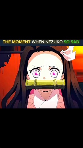 The moment when nezuko so sad #demonslayerinfinitycastle #zenitsuanime | Zenitsu Anime
