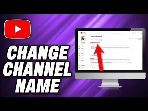 How To Change YouTube Channel Name - Quick Help
