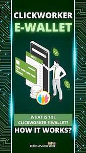 Manage your earnings hassle-free with the Clickworker e-wallet! 💳🙌 #FYP #money #shorts #viralvideo